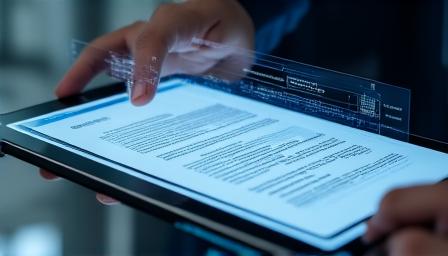 Digital document scanning with AI overlays